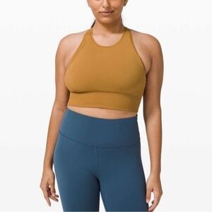 Lululemon Ebb to Train Bra Size 2 Spiced Bronze,High Neck​​​